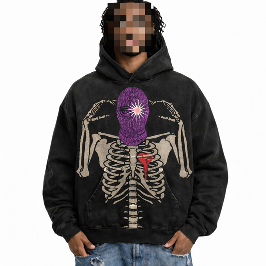 PROJECT I  — X-RAY Unisex Oversized Hoodie