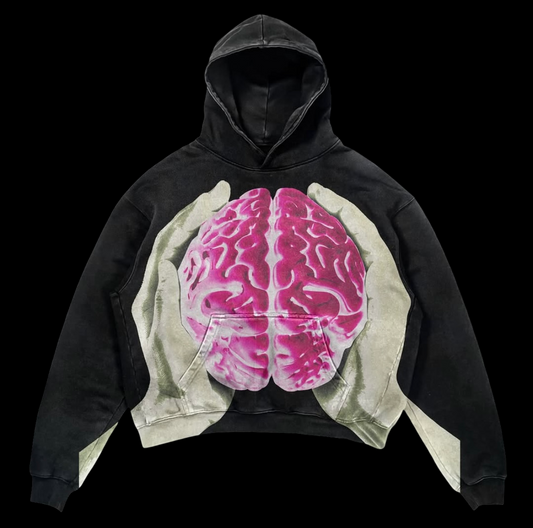 PROJECT I FIRST DROP — “MIND IN HAND” Unisex Oversized Hoodie