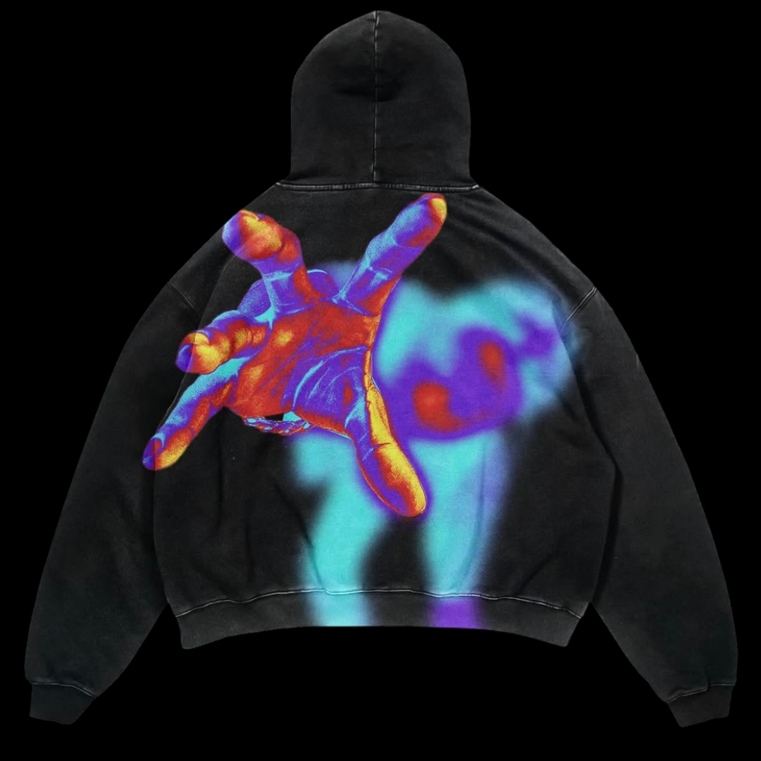 PROJECT I — “REACH” Unisex Oversized Hoodie