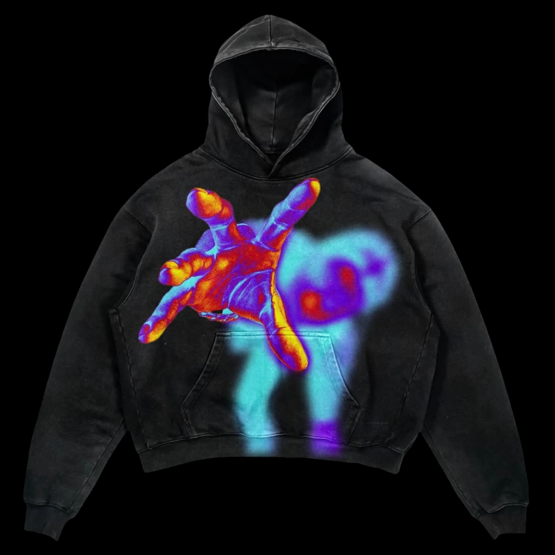 PROJECT I — “REACH” Unisex Oversized Hoodie